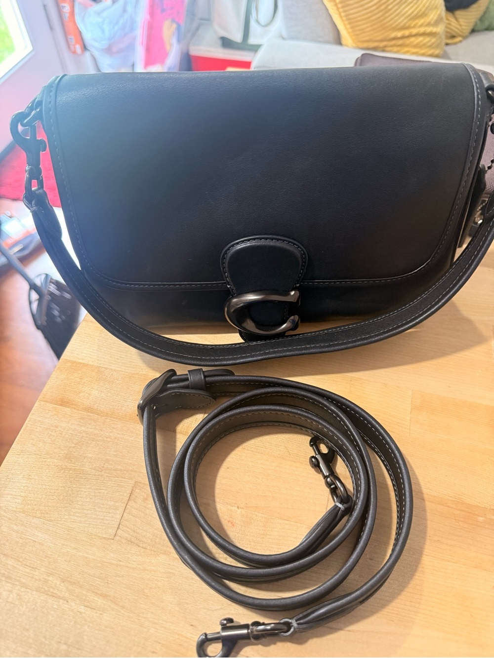 Coach Soft Tabby Black with gunmetal hardware - Picture 8 of 8